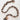 Twilight Sequin Rope Necklace displayed on white backdrop, braided rope with gold, bronze, and charcoal sequins, statement jewelry by Matte