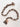 Twilight Sequin Rope Necklace displayed on white backdrop, braided rope with gold, bronze, and charcoal sequins, statement jewelry by Matte
