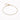 Gold bracelet on a white background