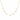 Wal Necklace fine gold chain necklace with small bezel-set zirconia stations, lightweight and evenly spaced along chain