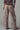 Back view of leopard print wide-leg pants with relaxed fit.