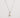 Wull Pearl Necklace close-up of pearl pendant on fine chain against neutral background, highlighting smooth pearl and silver polished finish