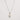 Wull Pearl Necklace close-up of pearl pendant on fine chain against neutral background, highlighting smooth pearl and silver polished finish