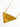 Aloha Necklace by Matte, 18‑inch gold plated chain with triangle pendant on neutral background