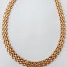 Althea necklace by Matte, gold plated  chain choker on white background