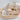 Anastacia gold-filled chunky necklace displayed on a wooden stand by Matte