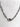 Aziel necklace by Matte, black enamel paperclip chain with pavé heart clasp