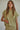 Barbara Top oversized waffle knit cap sleeve top in sage green styled with matching skirt.