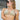 Betsy bold gold chain bracelet styled on model with swimwear – Matte jewelry
