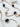 Blueheron Necklace by Matte, colorful pearls with silver chain on white background