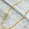 Boreal Necklace by Matte, 18K gold filled adjustable snake chain displayed on marble background