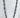 Briar necklace by Matte, black enamel chunky chain with pavé crystal clasp