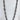 Briar necklace by Matte, black enamel chunky chain with pavé crystal clasp