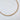 Caeli gold plated geometric chain necklace on white background