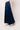 Wide-leg crystal embellished denim worn by a person on a white background