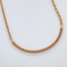 Danica necklace by Matte, gold filled chain (16" + 2" extender) on white background