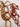 Devan beaded necklace by Matte, long gold and red beaded necklace and gold and orange beaded necklace, styled layered on neutral background