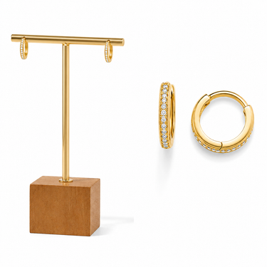 Rune Huggie Earring