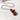 Estrid Necklace featuring a long brown cord and sculptural amber-tone resin pendant.