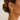 Fleir Stud Earrings gold sculptural crossed earrings worn on model with polished mirror finish