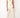 front view of woman wearing Golden Star Wide-Leg Pants, ivory fabric with gold star embroidery, high waist, relaxed fit