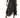 Granada black lace-trimmed skirt worn by a model on a white background
