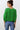 Kyoto blouse in green, back view.
