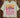 Humboldt Tee — white cotton t-shirt with vibrant retro sunset and cactus print in pink, orange, and purple tones, hanging on wooden background.