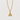 Jared Necklace featuring a delicate gold-tone chain with a small mermaid tail pendant accented with sparkling clear stones on a soft white background.