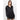 Three-quarter view of the Kayden relaxed black blouse.