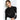 Keira Sequin Blouse by Matte – black satin sequin blouse styled with tailored trousers for evening look