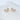 Kuga gold plated heart stud earrings with clear crystal center by Matte, hypoallergenic jewelry