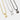 Gold, silver, and gunmetal Lock Me necklaces by Matte, each with a bold padlock pendant on a beaded chain, displayed on a white background