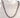 Losa Necklace by Matte, black enamel chain necklace displayed on neutral background