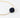 Luna Negra Pavé Necklace by Matte, gold chain with blue pavé gemstone bead