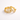 Miki Ring gold pavé multi band ring with three detachable bands stacked together featuring zirconia stones on a soft neutral background