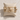 Minutti Bracelet in neutral beige featuring polished round beads and slim gold-tone bars in a sculptural multi-row design displayed on a cream jewelry cushion.