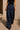 Murish Trouser dark indigo wide-leg trousers showing front pocket detail.