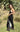 Side view of Neir Jumpsuit in black lurex fabric showing sleek silhouette — Matte Designer Collection