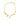 A gold-plated necklace with multiple charms including a heart, a star, and other geometric shapes. Nia necklace by Matte, 15-inch gold plated chain with 5.5-inch extender on neutral background