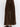 Front view of the Octavia Jeans in chocolate brown featuring a flattering high-rise waist and wide-leg silhouette.