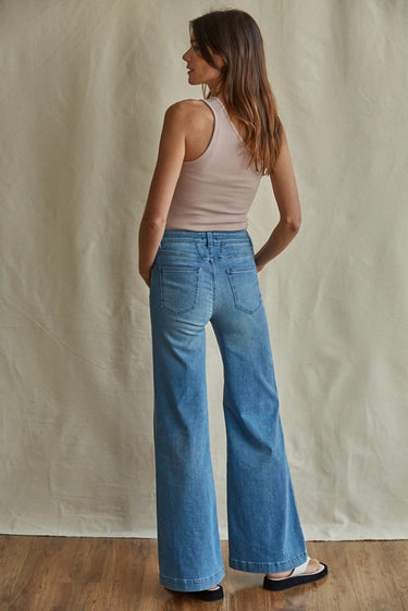 Ojai Top back view highlighting the modern one-shoulder neckline and body-hugging ribbed silhouette.