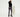 Sparkly black sequin flare pants 