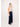 Prada Wide-Leg Crystal Jeans – side view with silver top on a model