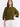Front view of the Sienu Sweater in olive green highlighting the oversized silhouette, button accents, and soft drape.