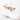 Snake earrings stud cuff by Matte, gold plated serpent design with crystal accents on white fabric background, hypoallergenic nickel-free