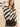 Stripe City Blouse by Matte – ivory and black diagonal striped blouse styled with leather shorts
