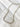 Sunbeam Necklace by Matte, silver beaded chain on white marble surface