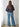 Talina lightweight navy blue knit cardigan featuring a relaxed fit, soft knit fabric, and elbow-length sleeves, shown from the back.