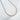 Starla silver beaded necklace laid on white marble background